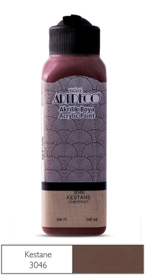 Artdeco Akrilik Boya, 140ml, Kestane 3046 - 1