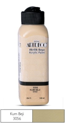 Artdeco Akrilik Boya, 140ml, Kum Beji 3056 - 1