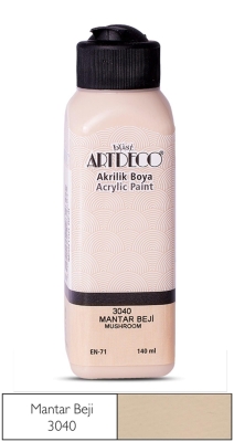 Artdeco Akrilik Boya, 140ml, Mantar Beji 3040 - 1