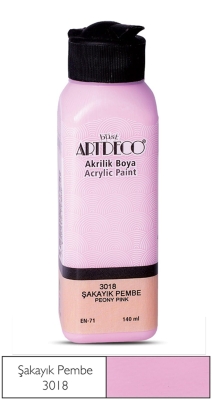 Artdeco Akrilik Boya, 140ml, Şakayık Pembe 3018 - 1