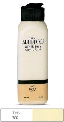 Artdeco Akrilik Boya, 140ml, Taffy 3001 - 1