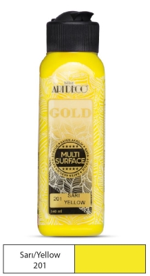 Artdeco Gold Multi-Surface Akrilik Boya, 140ml, Sarı 201 - 1