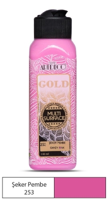 Artdeco Gold Multi-Surface Akrilik Boya, 140ml, Şeker Pembe 253 - 1