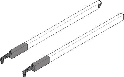 Blum Tandembox Antaro Çekmece Rayı Bordürlü Gri 30 cm - 3