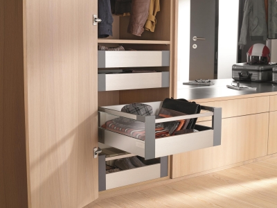 Blum Tandembox Antaro İç Çekmece Rayı, Bordürlü, Gri 30 cm - 1