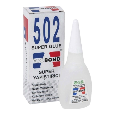 EVOBOND 502 Süper Yapıştırıcı, 20 gr - 1