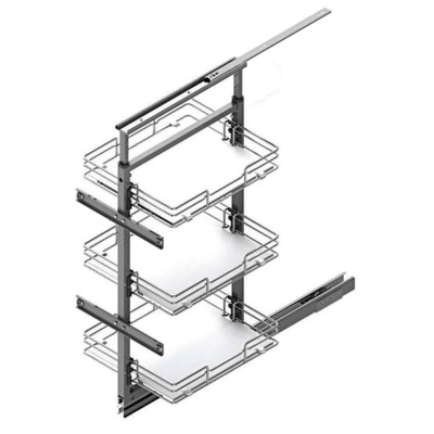 Starax 3 Ahşap Sepetli Teleskopik Kiler 850-1100 30 cm - 1